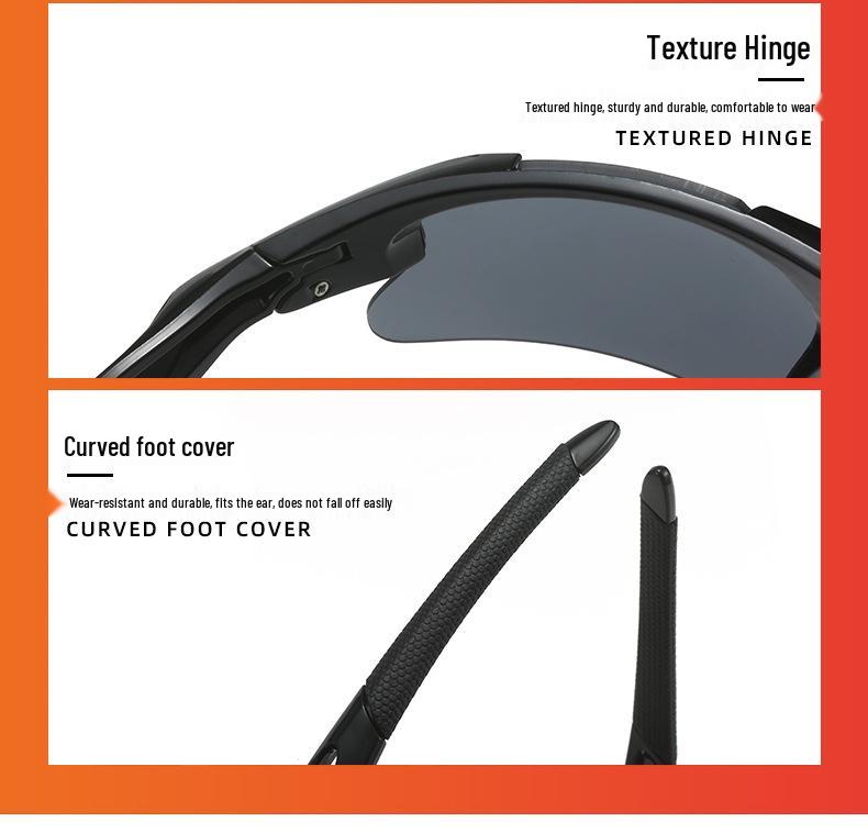 European & American Cycling Sunglasses - Outdoor UV Protection, Colorful 9206 Sports Sunglasses.