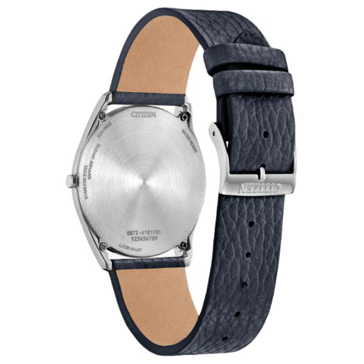 Citizen Classic 50m Water Resistant Light Powered Quartz Movement Leather Strap Watch 38.4mm AR3120-08L