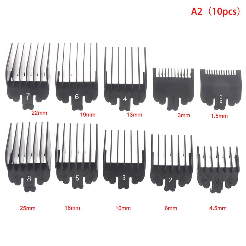 8/10 Stücke Haarschneider Guide Grenze Kamm Trimmer Wachen Aufsatz 1,5-25mm