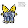 Zinc Alloy Brooch Pin Man Shape Cartoon Banana Lapel