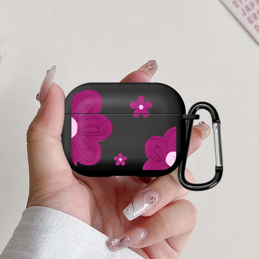 Чехол для Airpods Pro2 Pro3 3 4 2 1 Pro Чехлы для наушников Обложка Мультяшный Цветок Airpods 2