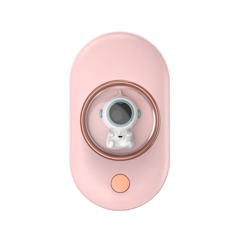 

New Mini Portable Cute Spacesuit Hand Warmer Baby Travel Cartoon USB Rechargeable Winter Warming Accessory Ideal Halloween Gifts розовый