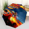 Blaze, Monster Machines Automatic Opening and Closing, 8 Rib Structure Portable Umbrella, Suitable for Men and Women In All Seasons Perfect