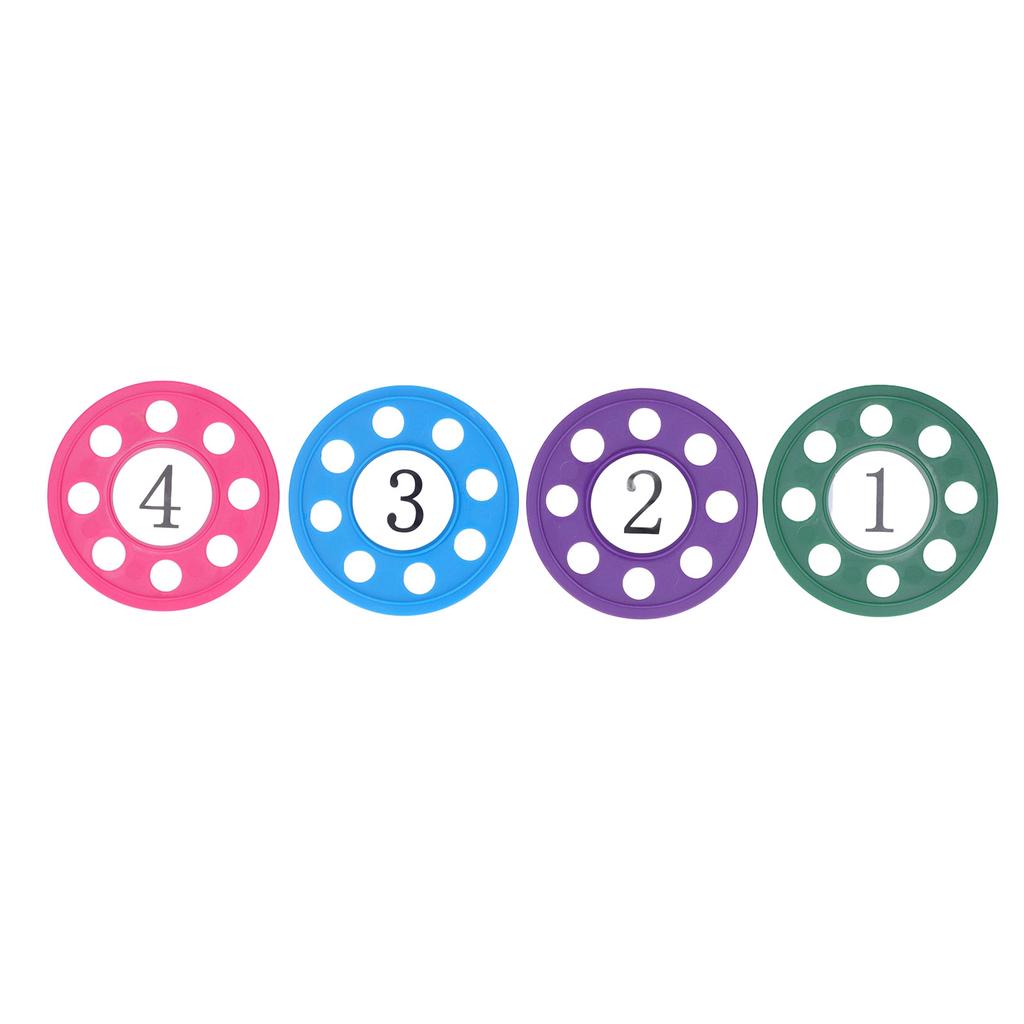 4 tk sukeldumistreeningu ujumismänguasjad ümmarguse kujuga suure arvu viskemäng Ujumisbasseini mänguasi