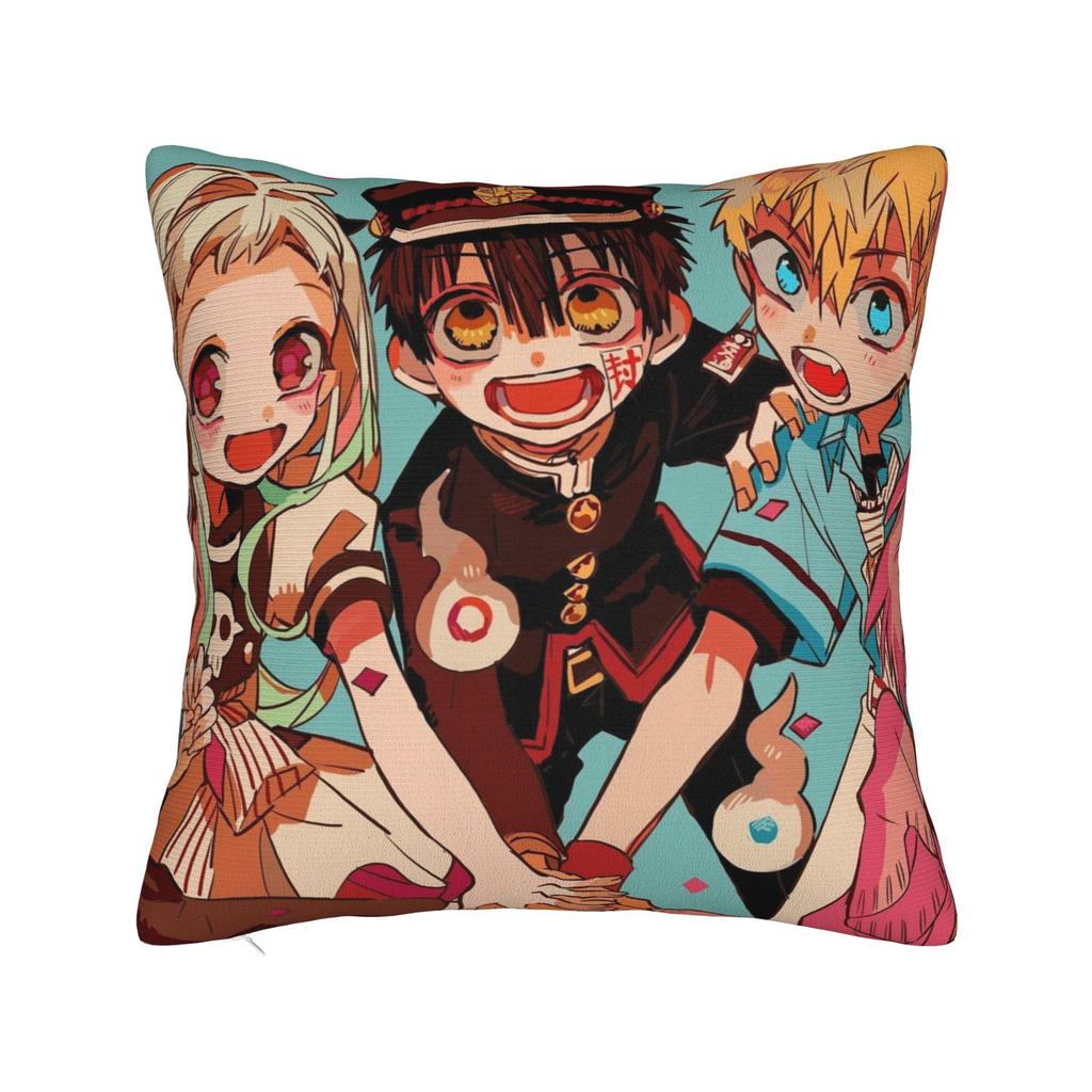 TBHK Manga Square Pillow Covers Polyester Home Hanakoo Nene Yashiro Cushion Cover Cool Home Decoration Throw Pillow Case 40*40