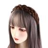 Syntetisk vridd parykk hodebånd Sklisikkert hårbøyle for kvinner Koreansk hodeinnpakning Daglig uformelt