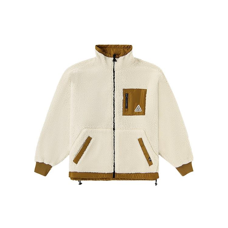 Vans Faux Sherpa Jacket Reversible Coat Brown Beige Men s VN0A4UTM1M7 L