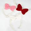 2Pcs Creative Bowknot Curtain Tiebacks Velvet Curtain Strap Elegant Curtain Holders  Window Decor