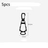 Heavy Duty Tactical MOLLE Attachment Clips 5Pcs Lightweight Durable Plastic for Hiking Backpack Webbing Organizer