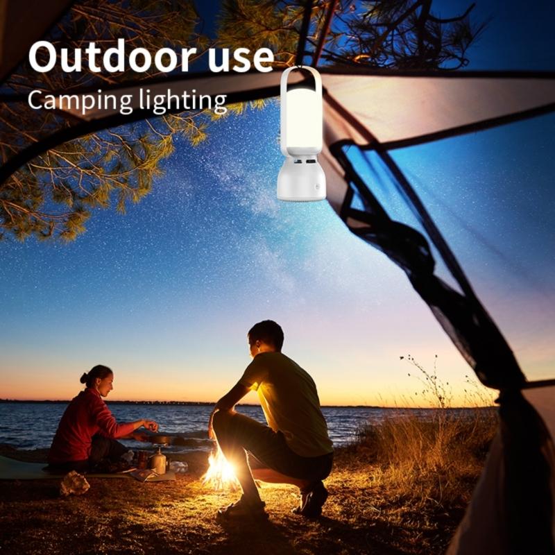 Portable Bluetooth-compatible Speaker Wireless Outdoor Camping Light Connection Soundbar Colorful Atmosphere Light