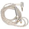 Kopfhörer-Upgrade-Kabel 8-adrig versilbert MMCX Ersatz-Kopfhörerkabel mit Mikrofon für SE846 SE535 SE215 SE315 SE425