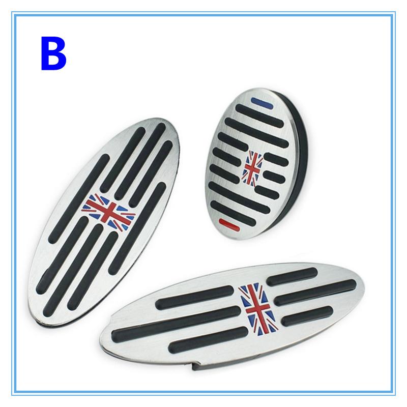 Car Foot Rest Pedal Pad Brake Sticker Cover For Mini S R50 R53 R55 R56 R60 R61 F55 F56 F54 F60 Automatic For Auto Accessories