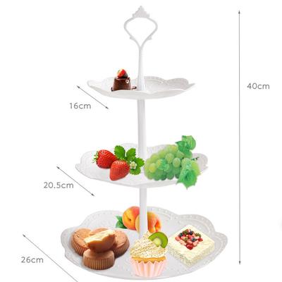 Suporte para cupcake de 3 camadas, bolo, sobremesa, evento de casamento, placa torre de exibição, novo