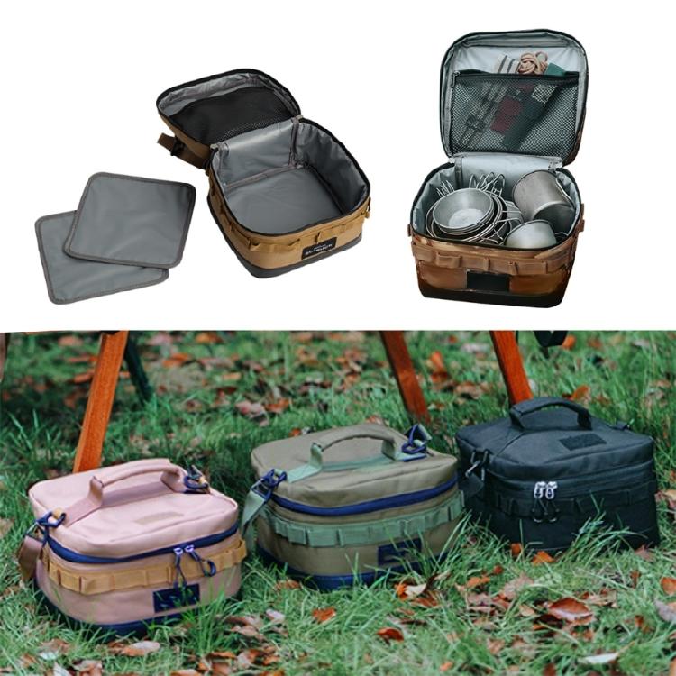 Multifunctional Picnics Bag Outdoor Cooking Accessories Storage with Carrying Strap Suitable for Outdoor Activity