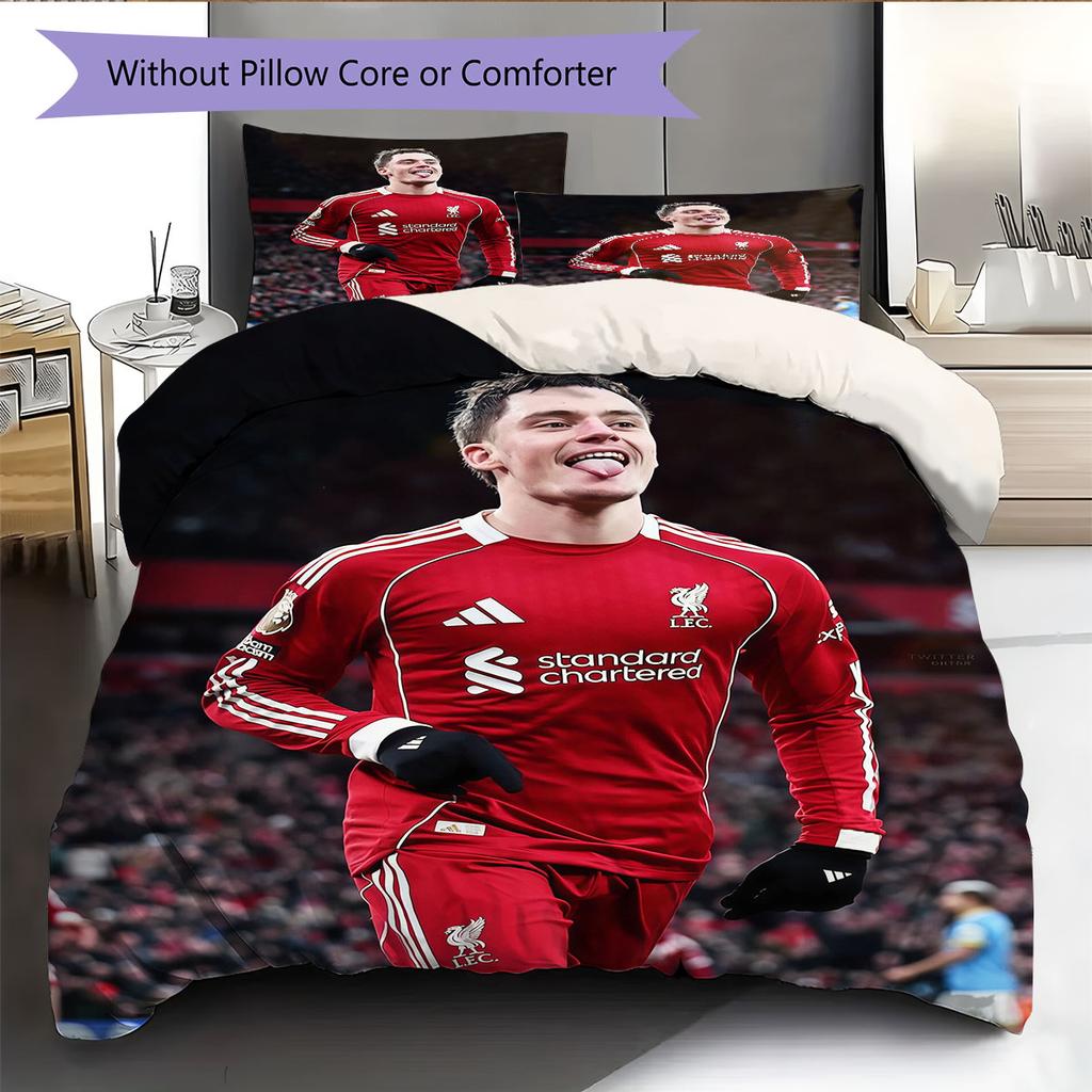 Wirtz Pattern Bedding Home Decoration Birthday Gift ( 1 duvet cover + 2 pillowcase, without core),fan merchandise.