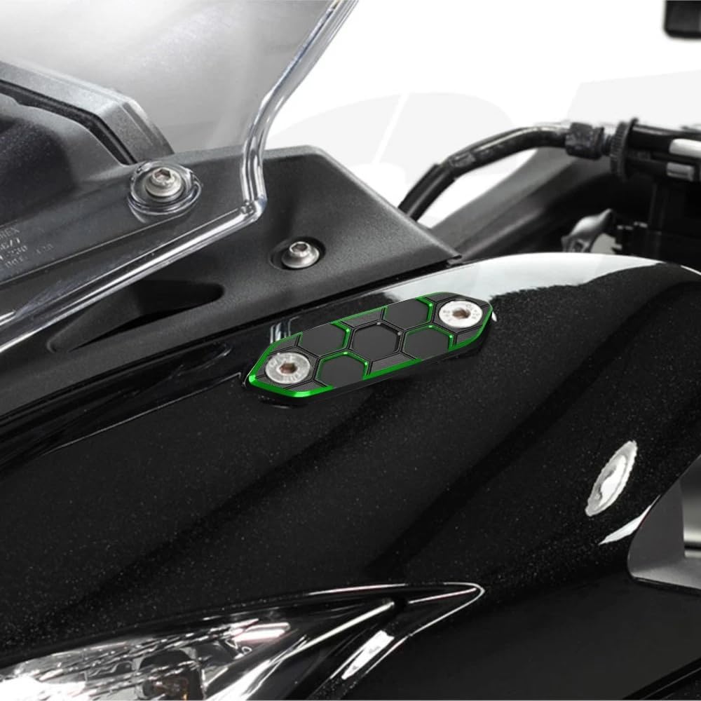 For Ninja ZX 636 ZX-6R ZX6R 2024 2025 Motorcycle Rear View Side Mirror Block Off Plates Accessories ninja zx636 zx-6r zx6r (black)