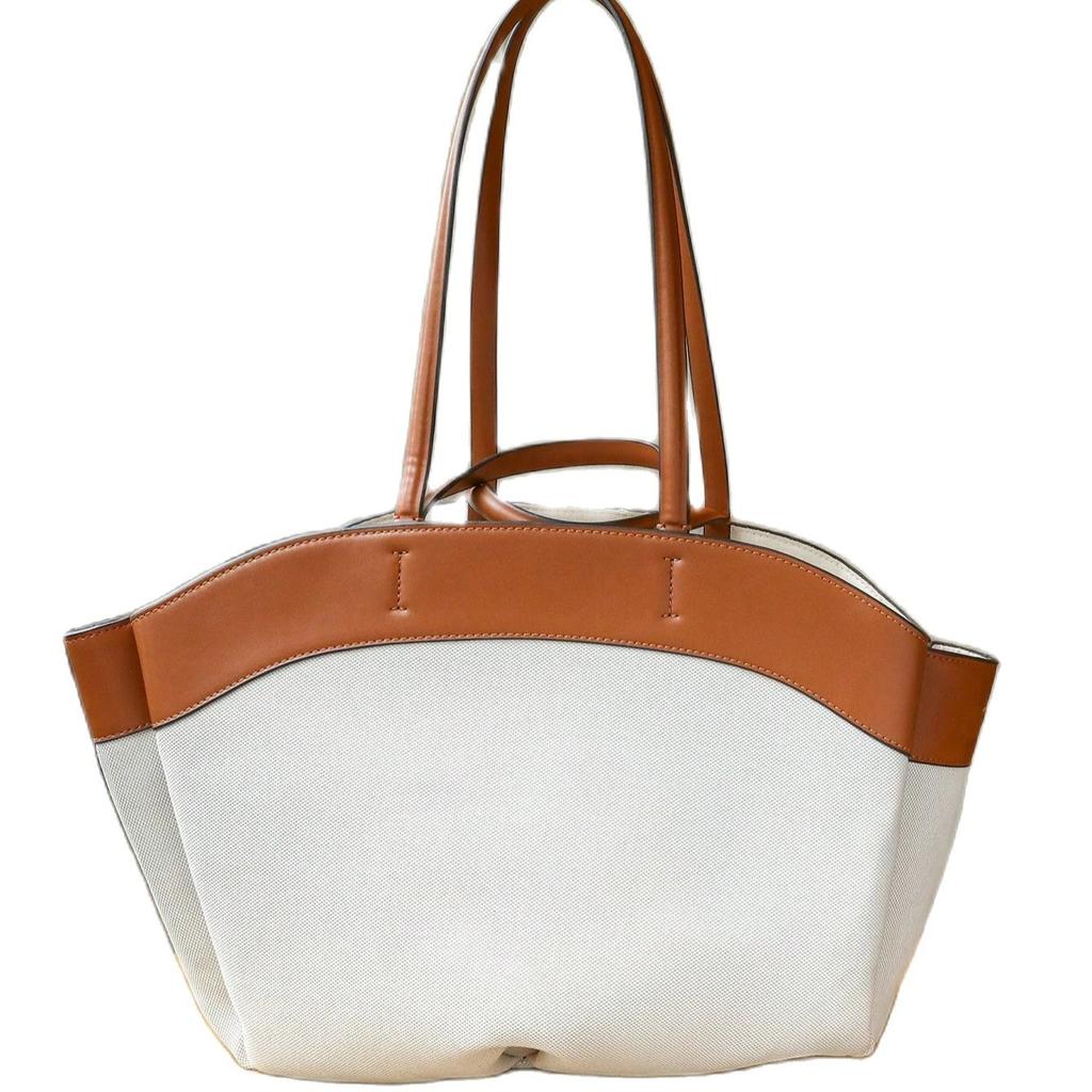 Women's bag, canvas tote bag, premium texture, versatile, large capacity, hand-held, single shoulder large bag