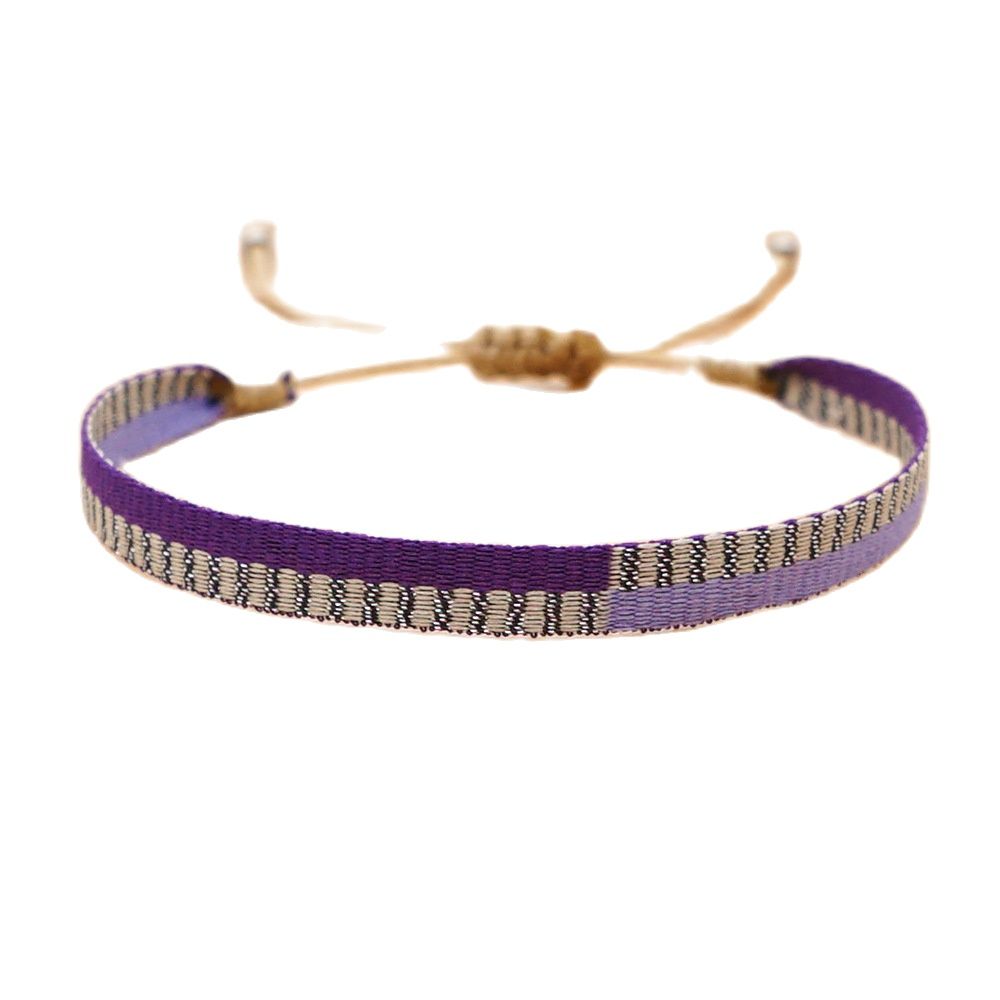 Wholesale Handwoven Bracelet Colombia Cloth Braided Wristband Bracelets for Women Men Gift Hippie Boho Friendship Jewelry