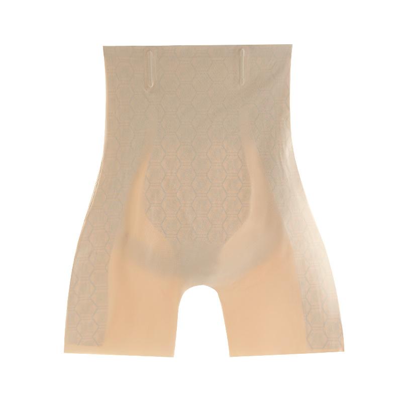 

Боксер с высокой талией для женщин, трусики с подтяжкой бедер, корректирующее белье для живота, формирователь тела, утягивающее нижнее белье для коррекции живота XXL бежевый