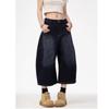 Men's Retro Snake Pattern Camo Wide-Leg Jeans - Versatile, Handsome, and Casual