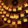 LED Gift Box Light String for Christmas Window Decoration