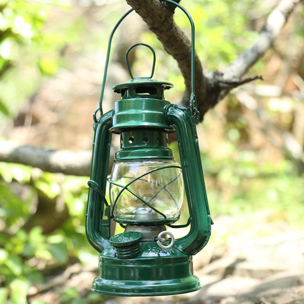 Laterne Vintage Ölbrenner Sturmglas Tischlampen Mit Griff Für Camping Zuhause Terrasse Tragbare Laternen