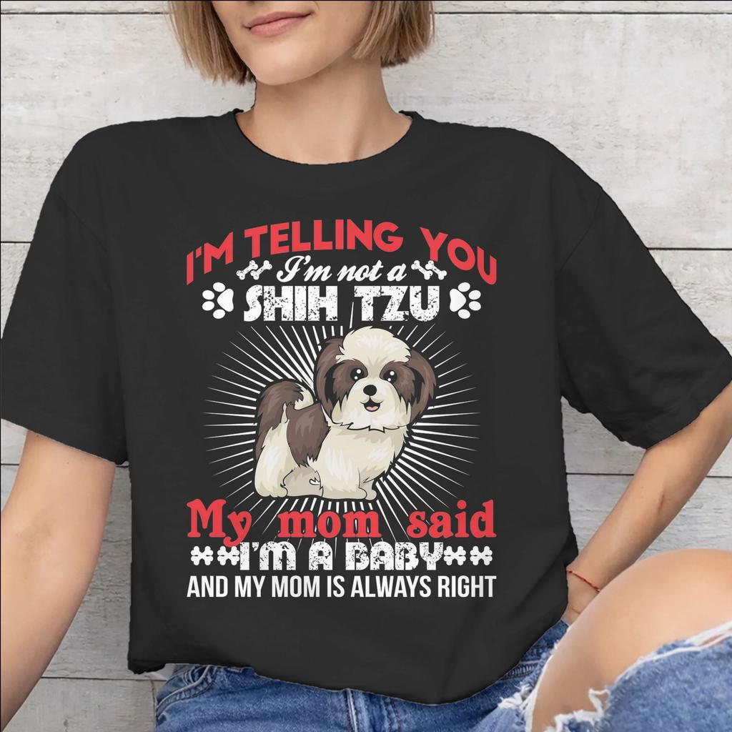 Unisex Unisex New Arrival I Shih Tzu Not Funny Dog Lover T Shirt Tee Pure Cotton Tshirts Clothing