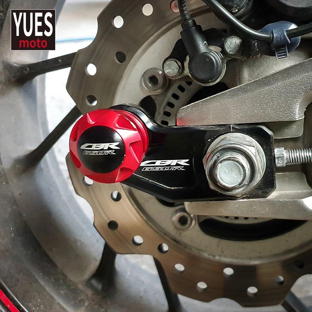 Motorcycle Accessories Chain Adjustment Block Frame Swingarm Spools Sliders For Honda CBR650R CB650R CBR 650R CB 650R