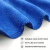 100pcs Blue Microfiber Charcoal Thickened Super Absorbent Dishcloth Oil Resistant Kitchen Wipes Microfiber Cleaning Cloths Towel