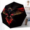 1pc Phoenix Feather Automatic Opening/closing Umbrella with Auto Open/Close, Windproof, Foldable Sunshade Yy250811132