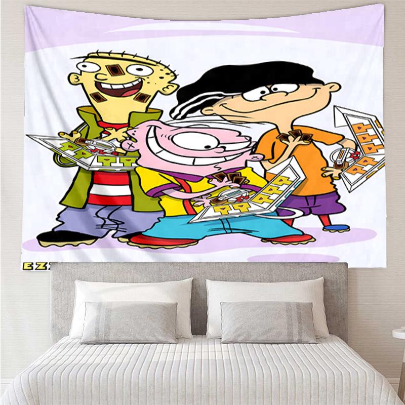 Ed Eddy Mystery Quick-Dry Tapestry Hanging for Bedroom,Livingroom, Playroom,Decor Art Room Wall Tapestry Holiday and Birthday Gifts