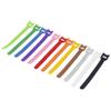 50 Uds. Cinta de sujeción de gancho y bucle reutilizable, Velcros de nailon coloridos, bridas para cables, correa de Velcros, organizador de cables, Protector de cables