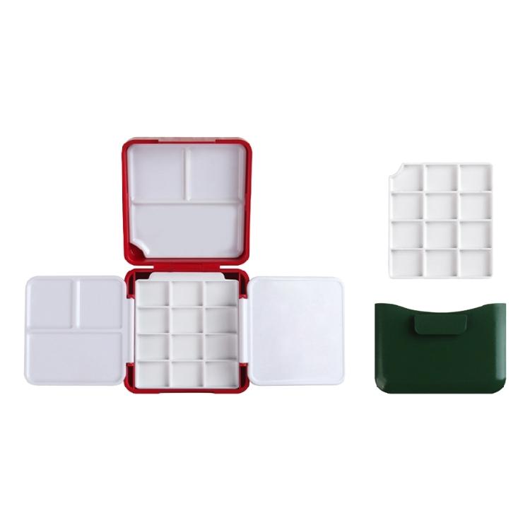 Empty Watercolor Palette, Watercolor Tins Box Palette Paint Case with Empty Pans, Paint Tray Palette Box for Watercolor