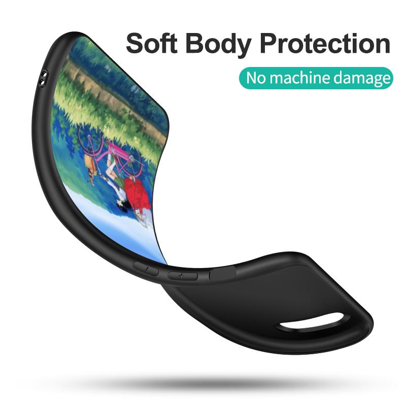 Black Tpu Case For Samsung Galaxy A03 SM-A035 A03 Core A03S A13 A23 LTE A33 A53 A73 4G 5G Yashahime Inuyasha