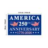 Bandiera Commemorativa del 250° Anniversario della Nascita dell'America Striscione Patriottico USA per il Giorno dell'Indipendenza Regalo da Collezione Storica 90x150cm