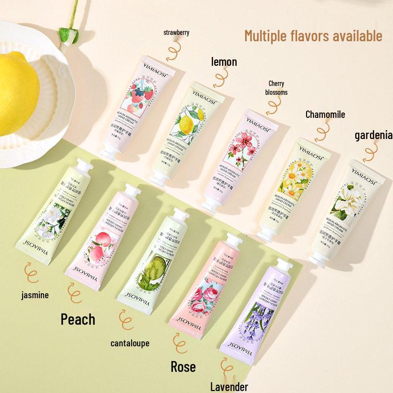 YIMIAOSI Floral & Fruity Scented Hand Cream - Moisturizing, Hydrating, Portable, Multiple Fragrances Model 1