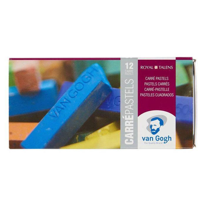 Pastels - Carrés de couleur - 12 teintes - Croquis - Dessin - Van Gogh