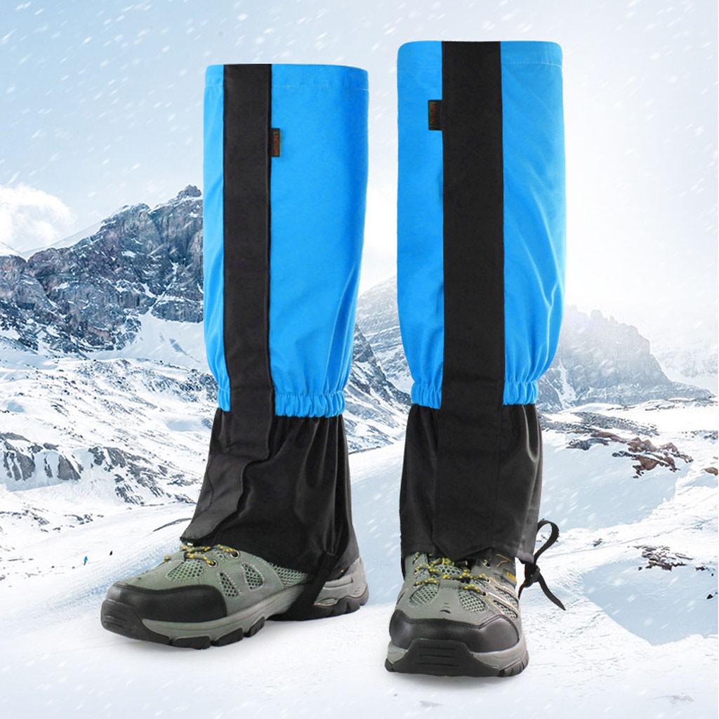 M//L Unisex Snow Kneepad Waterproof Leg Gaiters Snow Ski Boot Cover Protection