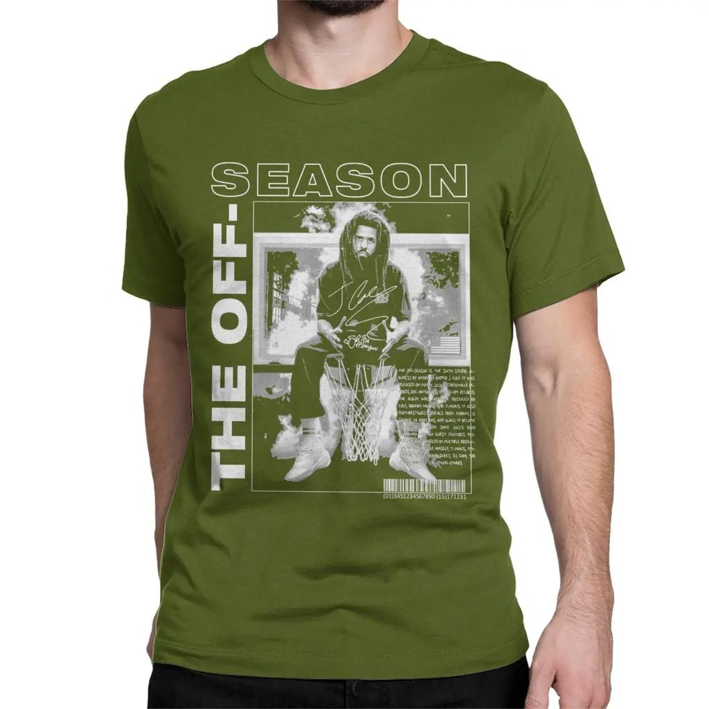 Men Women's 90s Hip Hop Streetwear Rapper Rap Music T Shirt J Cole Cotton Tops Humorous Round Neck Tees Gift Idea T-Shirt