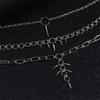 Goth Spiky Round Link Chain Choker For Women Men Punk Y2K Titanium Steel Rivet Cone Necklace Grunge Aesthetic Jewelry Gift
