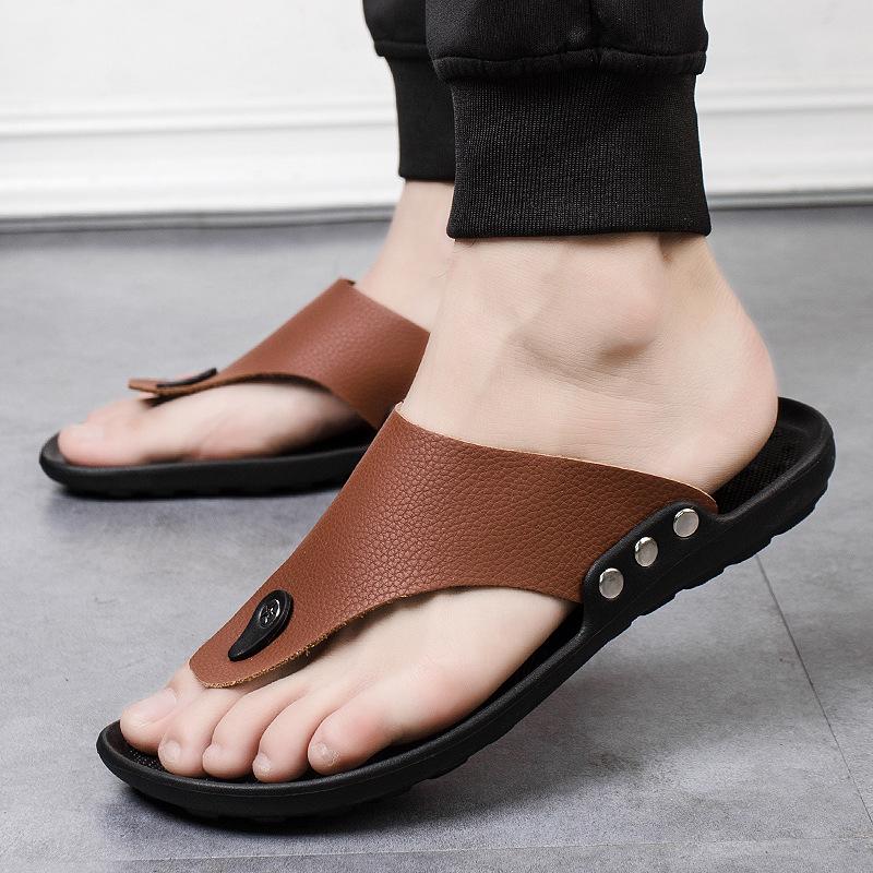 Men's sandals summer new beach shoes men's breathable men's flip flops casual sandals slippers trendy men's shoes
