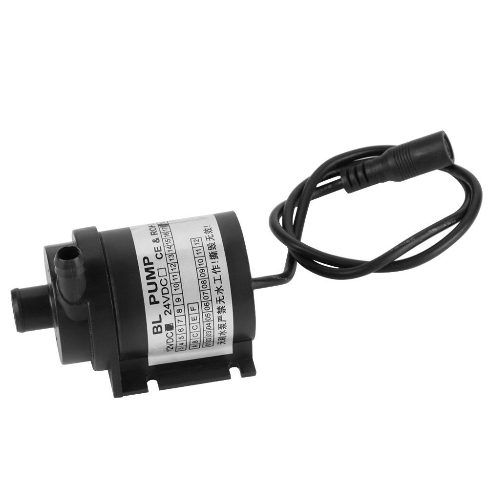 DC 12V 18W Black High Temperature Resistance Circulation Low Noise Brushless Water Pump