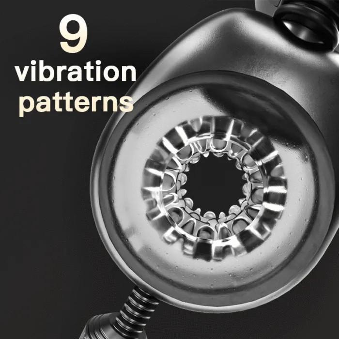 Automatischer tragbarer männlicher Masturbator - Abnehmbare Gürtel, LCD-Anzeige Kegel-Training