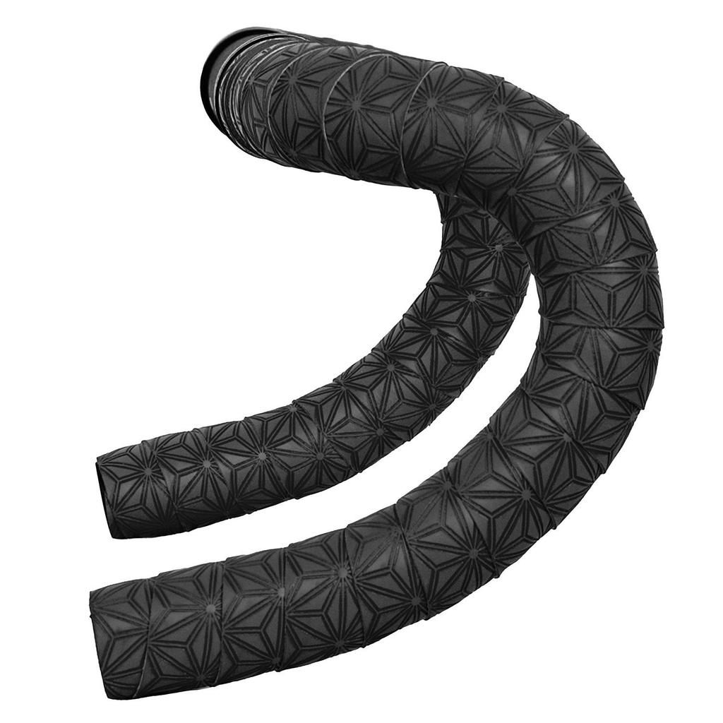 Chrysanthemum Pattern Shock-Absorbing Gradient Bicycle Handlebar Tape - Breathable, Two-Tone, Wear-Resistant PU for Road Bikes.