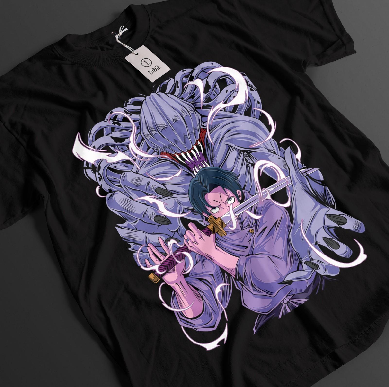 

Jujutsu Kaisen Shirt Yuta Okkotsu T-Shirt Mens Womens Tees Top Rika Gojo Tshirt JJK Anime Sukuna Tee M