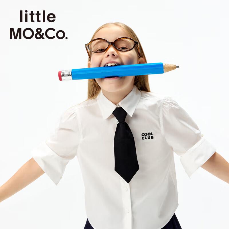 Little MO&Co. Girls  Puff Sleeve Shirt 120