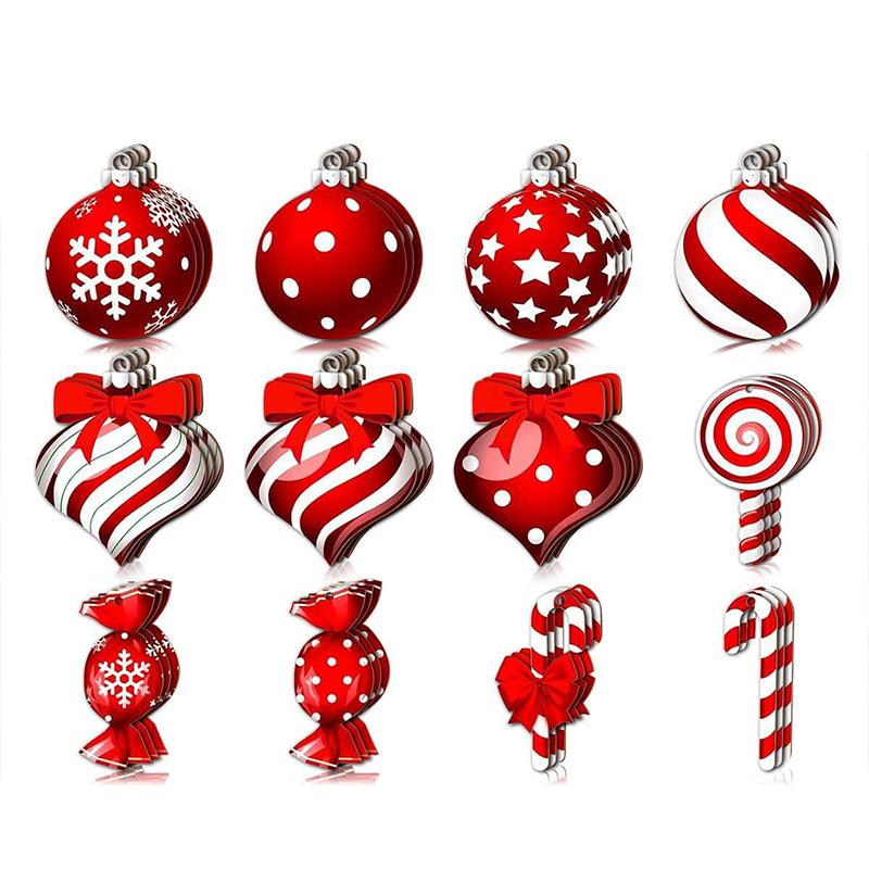 1 Set Mint Christmas Tree Decorations Vibrant Mint Christmas Party Supplies