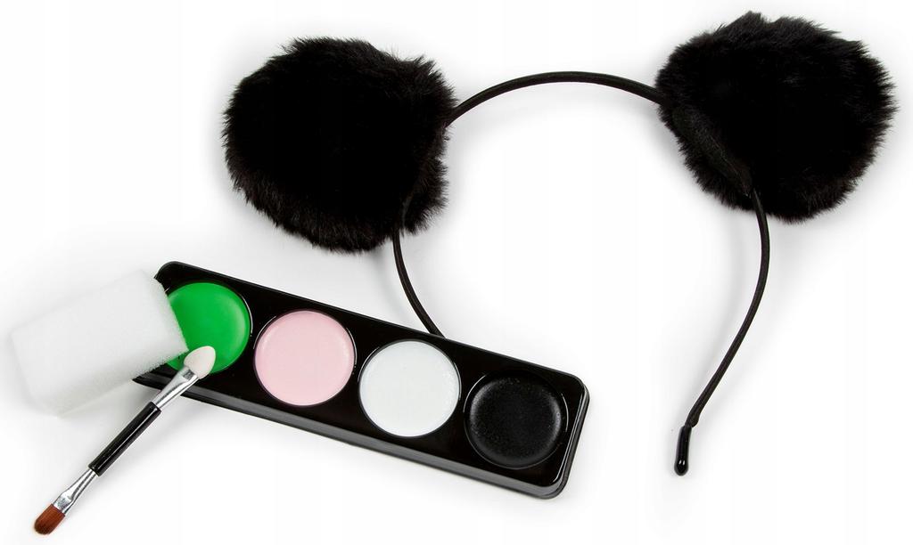 Farbki Do Twarzy Zestaw Z Opaska Panda Kidea 7135