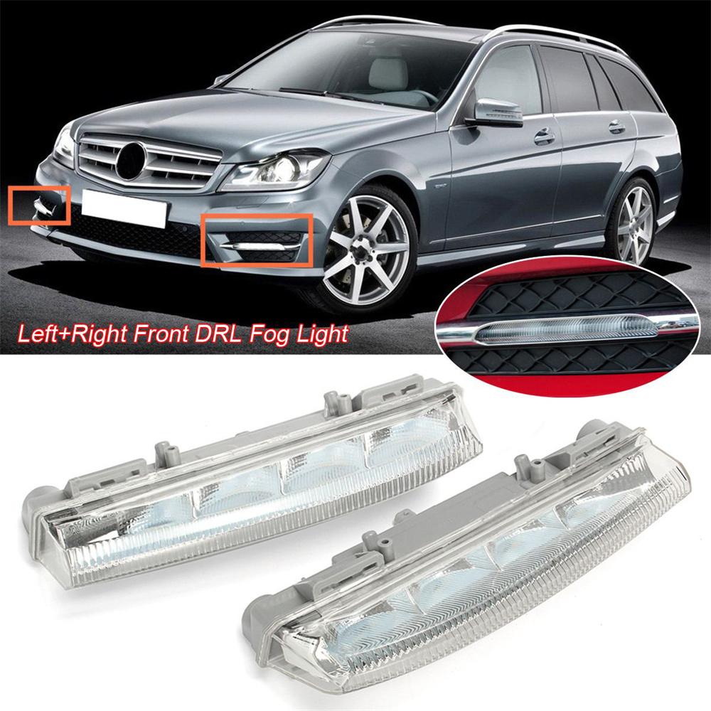 

Для Mercedes Benz W204 W212 S212 C207 R172 Светодиодный Дневной Ходовой Противотуманный Фонарь Комплект