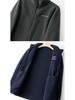 Men's Plus Size Stand Collar Fleece Jacket - Loose Fit for Spring and Autumn
